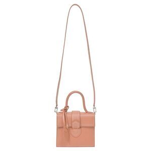 Alaia Leonie Handbag in Brown Leather